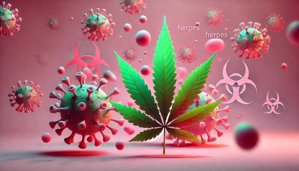 Cannabis and Herpes: Can It help?