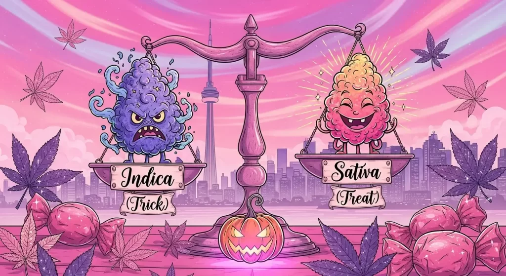 Toronto's Halloween High: Choosing Between Indica (Trick) and Sativa (Treat)