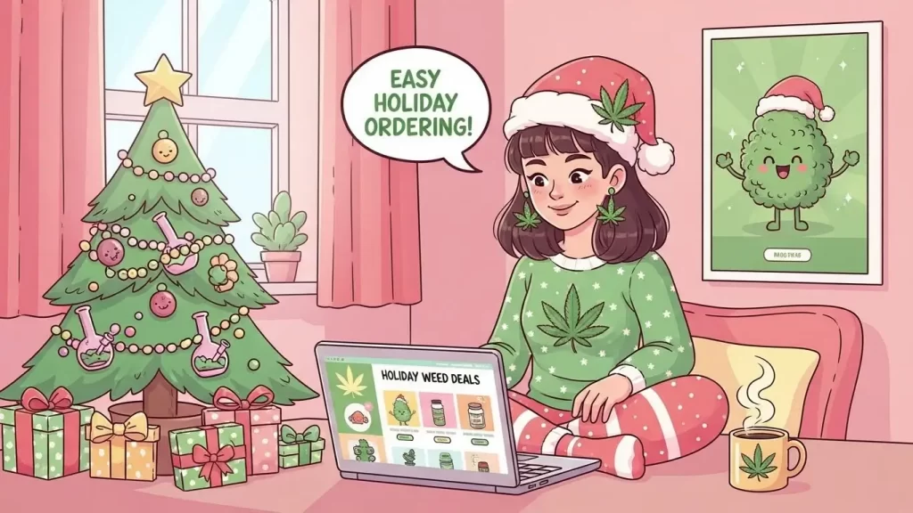 How to Order Weed Online for the Holidays Without the Stress
