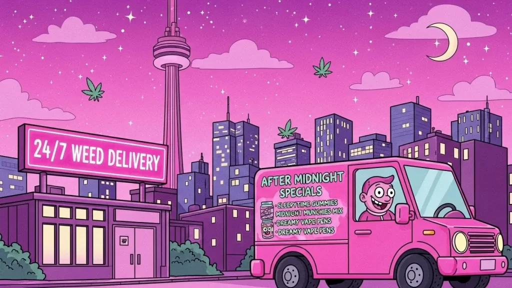 24/7 Weed Delivery: What’s Available After Midnight in GTA?