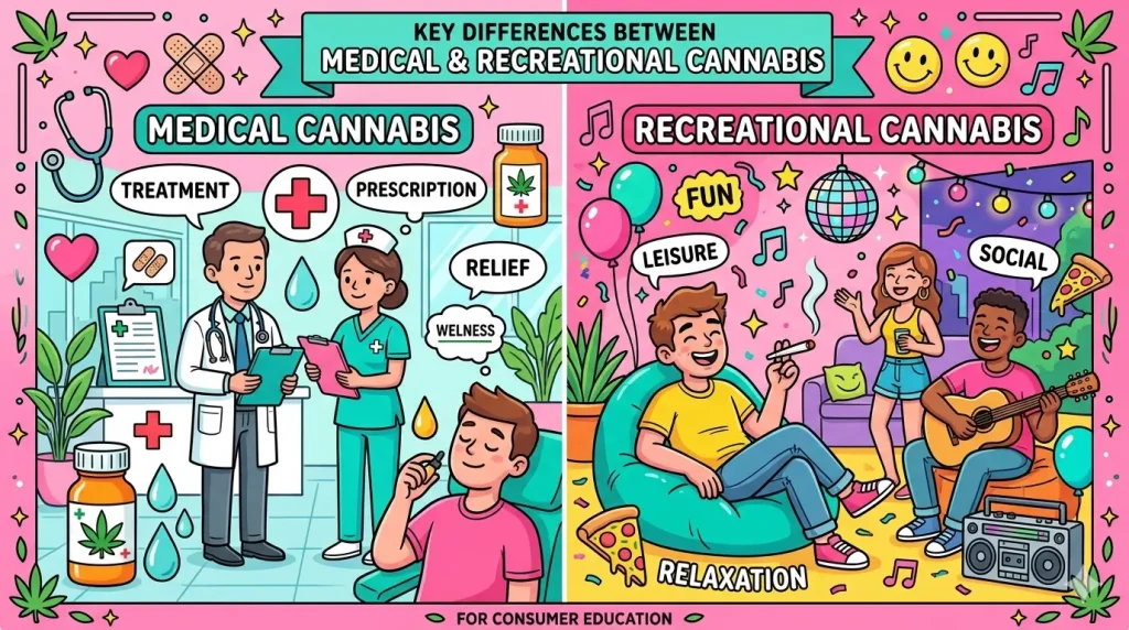 Medical vs. Recreational Cannabis: Key Differences Every Consumer Should Know