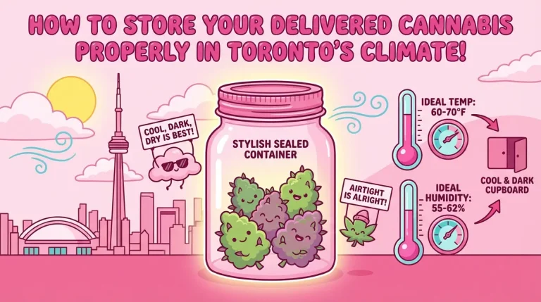 How to Store Your Delivered Cannabis Properly in Toronto’s Climate to Keep It Fresh Longer