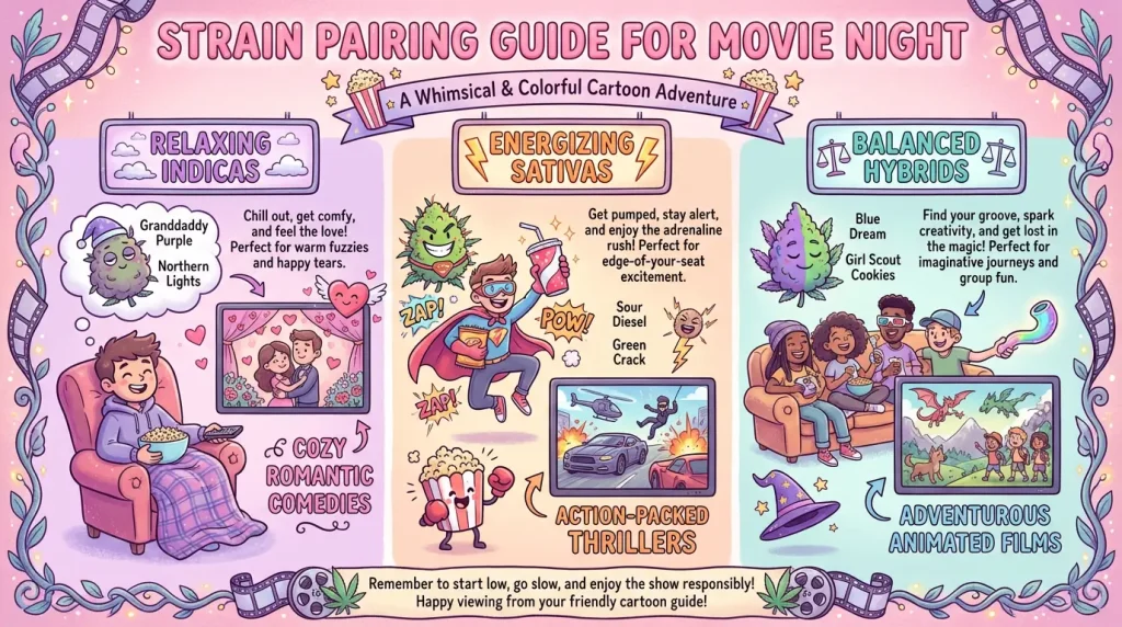 Strain Pairing Guide for Movie Night: Matching Cannabis to Film Genres