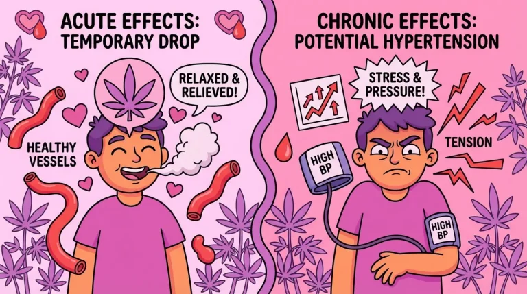 Cannabis and Blood Pressure: Acute vs Chronic Effects and Hypertension Implications