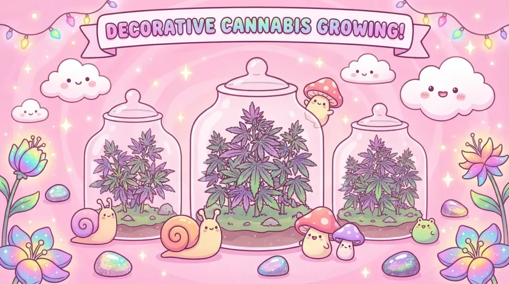 Decorative Cannabis Growing: Terrariums and Ornamental Cultivation for the Modern Home
