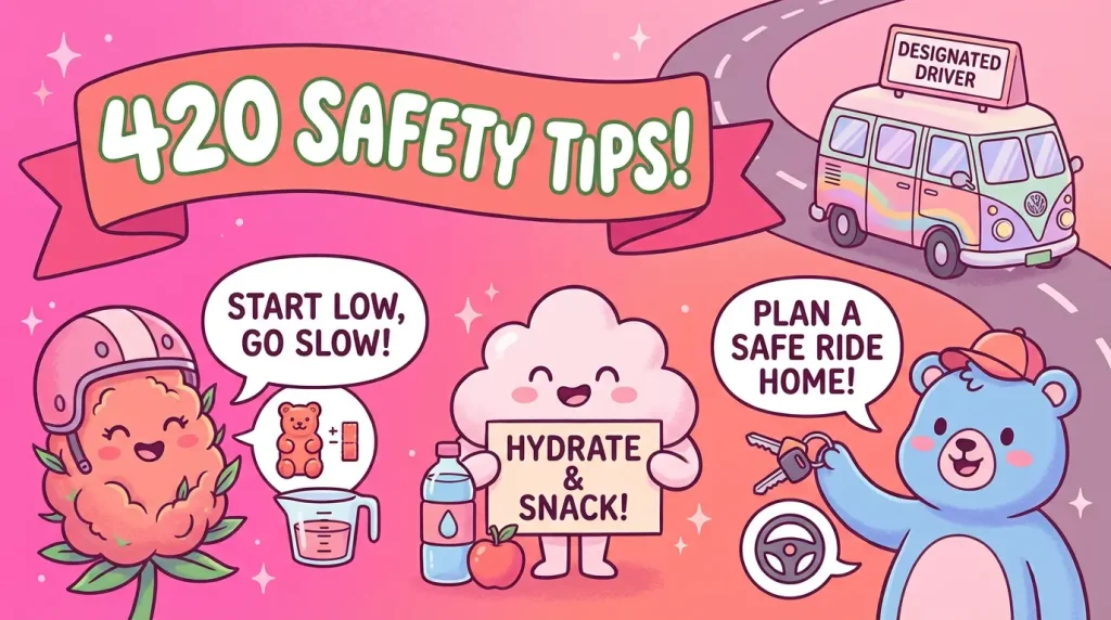 420 Safety Tips: Responsible Consumption, Edible Dosing, and Designated Driver Reminders