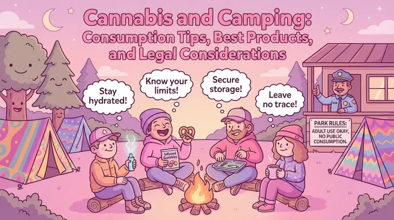 Cannabis and Camping: Consumption Tips, Best Products, and Legal Considerations for a Safe Adventure