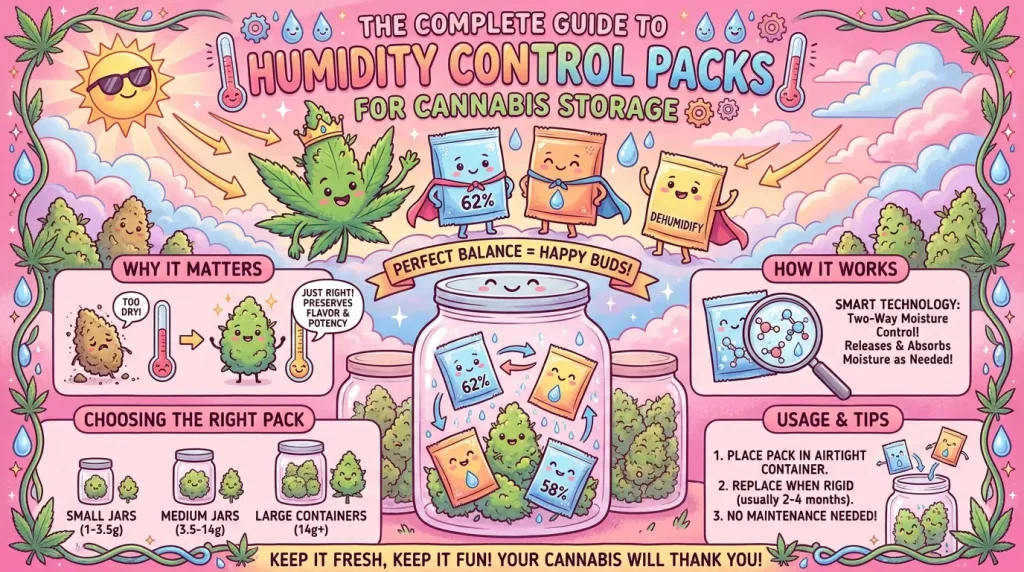 The Complete Guide to Humidity Control Packs for Cannabis Storage