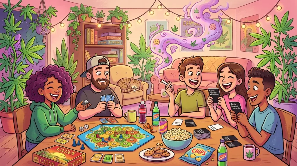 Best Board Games and Social Activities for Cannabis Sessions