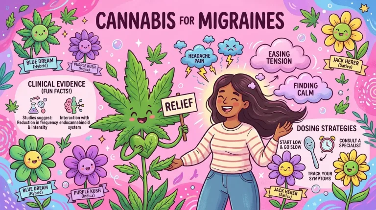Cannabis for Migraines: Clinical Evidence, Strain Recommendations, and Dosing Strategies